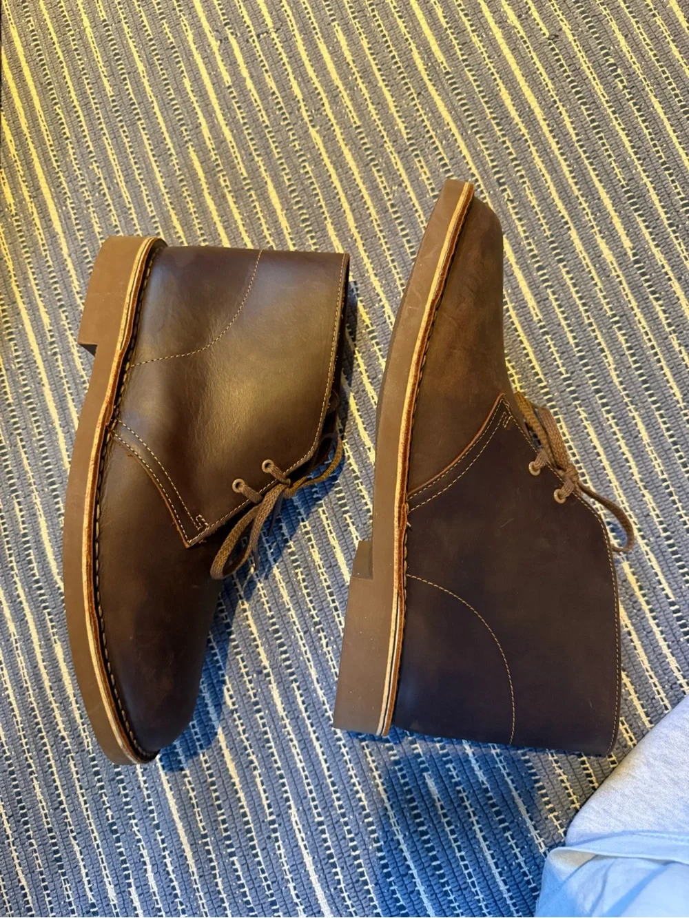 Clarks Men's Dark Brown Leather Dessert Boots